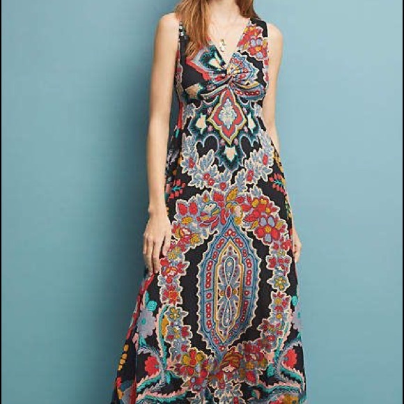 Anthropologie Dresses & Skirts - Maeve “Camilla” maxi dress, mandala pattern, sz. m